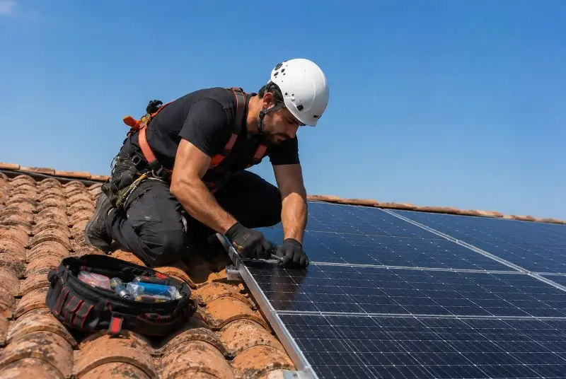 Maintenance et monitoring de panneaux solaires à Neuvecelle
